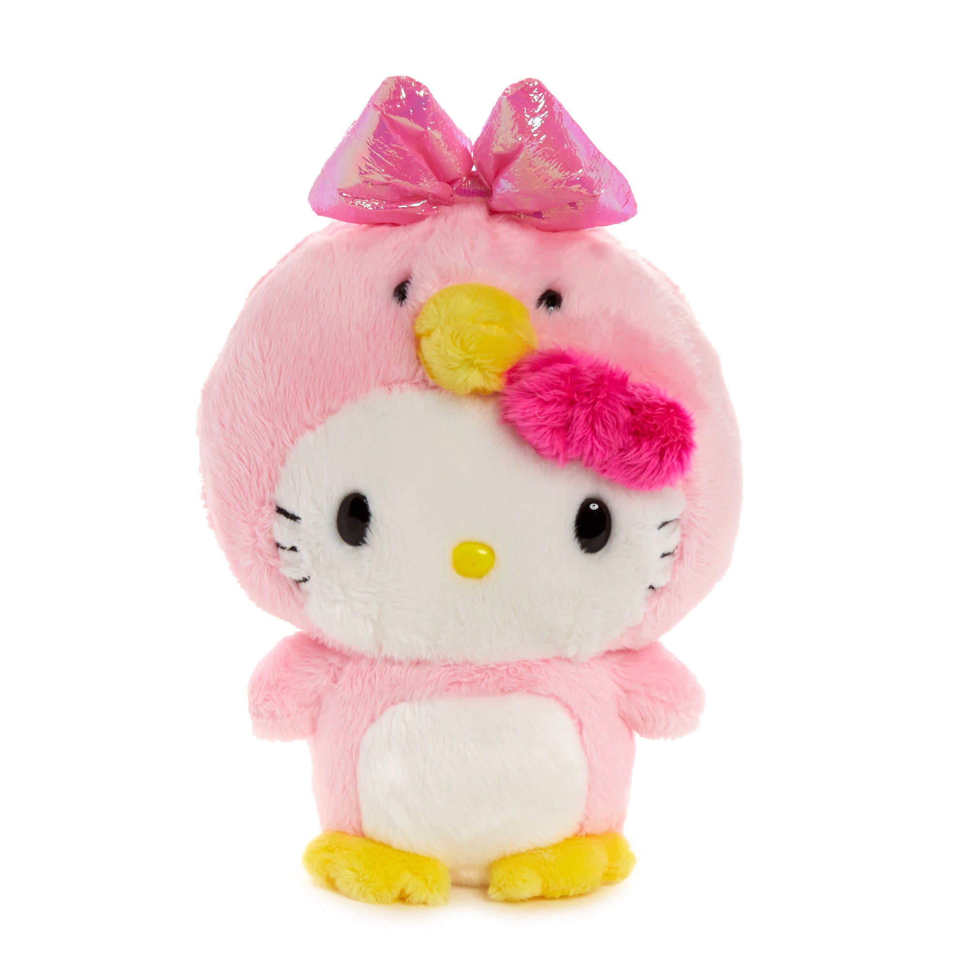 NEW CUTE HELLO KITTY PLUSH STUFFED TOY BACKPACK In Pink/Blue Color Outfit