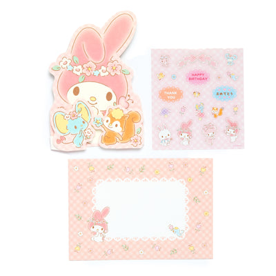 My Melody Stickers and Greeting Card