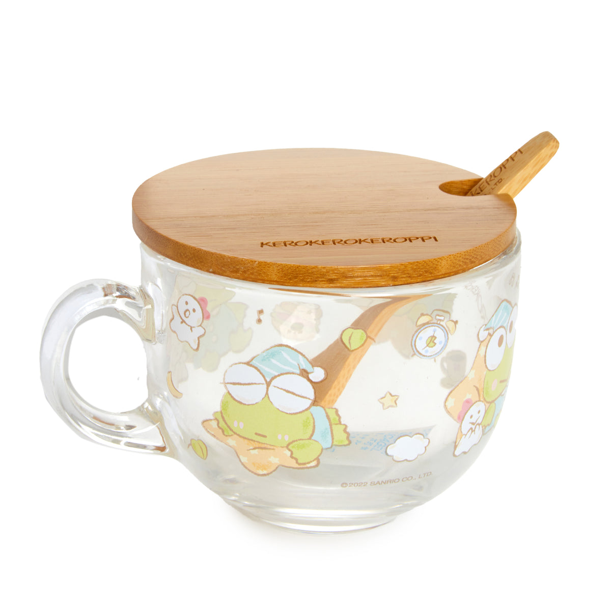 Keroppi Glass Mug 3-Piece Set (Sweet Dreams Series) Home Goods Japan Original   