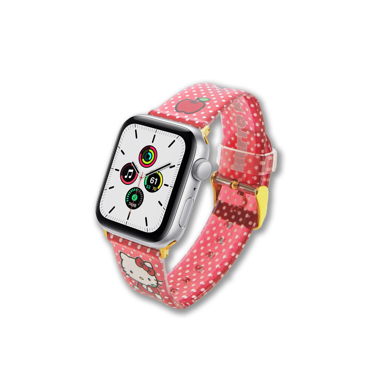 Skite Laser Engraved Silicone Comp w/ Apple Watch Band (Hello Kitty Design)