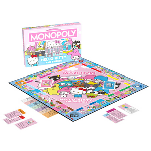 Hello Kitty & Friends Monopoly Board Game Toys&Games USAopoly Inc   