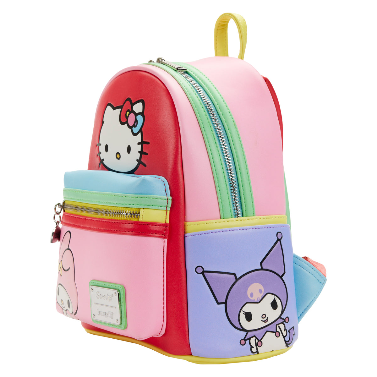 Loungefly Hello Kitty Friends Mini Backpack White-Light Pink