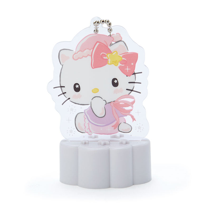 Hello Kitty Acrylic Keychain and Light Stand Accessory Japan Original   