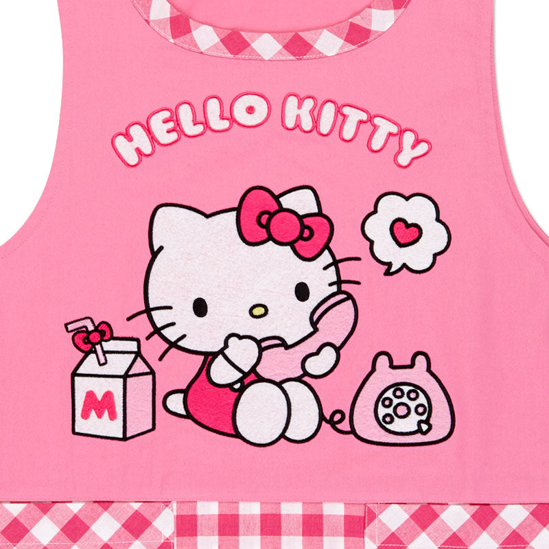 Hello Kitty Gingham Pinafore Apron, t-shirt roblox de hello kitty 