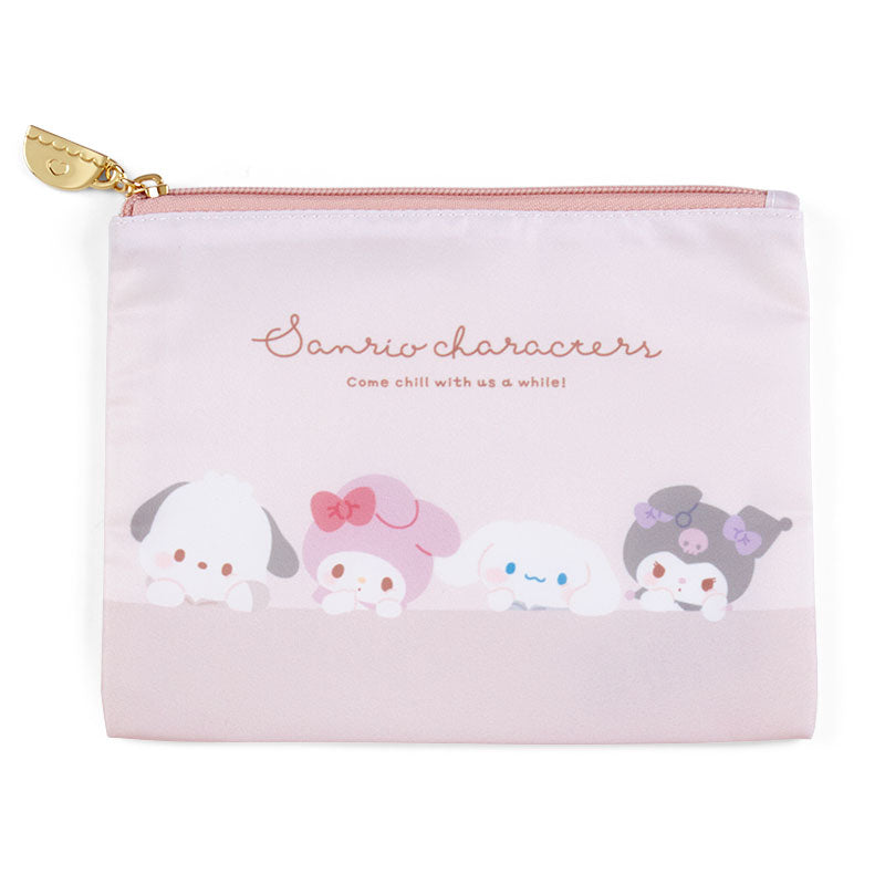 Sanrio Characters 2-Piece Pouch Set (Just Chillin' Series) Bags Japan Original   