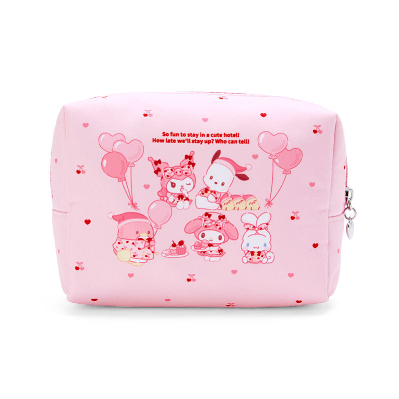 Sanrio Characters Zipper Pouch (Staycation Series) Bags Japan Original   